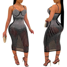 Load image into Gallery viewer, Wild Night Party Dress Black