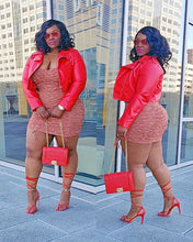 Load image into Gallery viewer, Lace Me Up Ankle Strap Stiletto High Heeled Sandals - Red