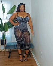 Load image into Gallery viewer, Wild Night Party Dress Black