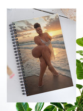 Load image into Gallery viewer, Cozy Beach Vibes Spiral Notebook Journal