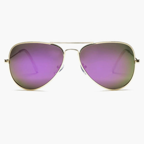 Gold/Purple Unisex Sunglasses