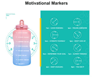 Motivation Water Bottle
