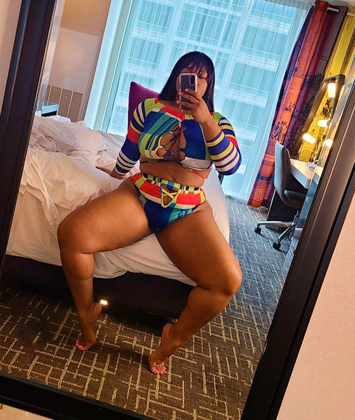 Plus Size Curvy Bikini Tryon