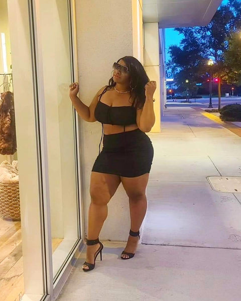 Black Mini Skirt | Happy Hour Time | Outfit Of The Day