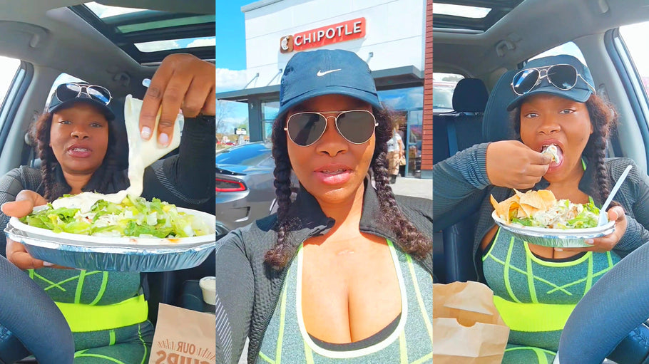 VLOG | Lunch In The Car | Chipotle Chicken Bowl