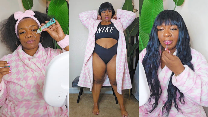 GRWM Before and After Plus Size Curvy Girl