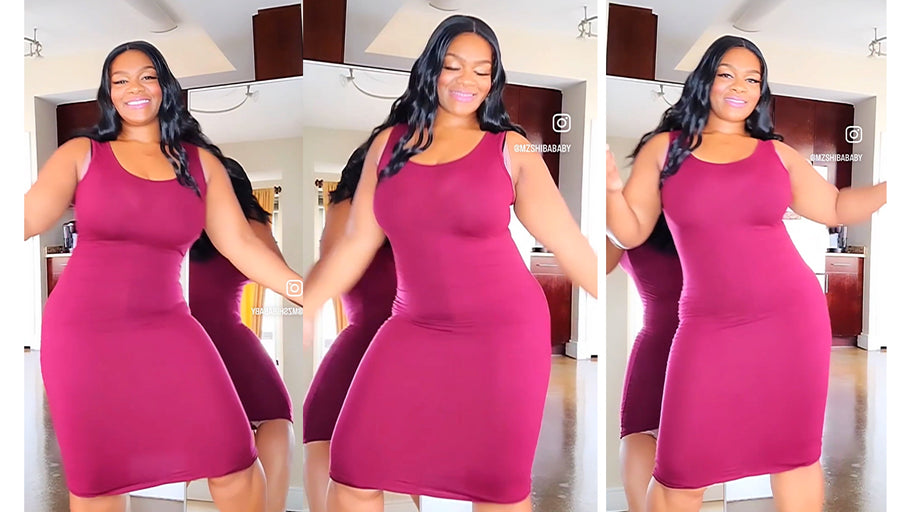 Dress Try On Outfit Of The Day Feeling Good Dancing #Curvy #PlusSize #fashion