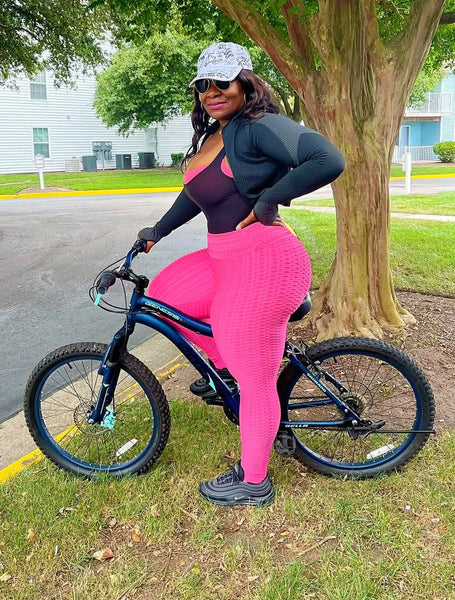 Morning Bike Ride, Helps manage my weight #curvyfitness #curvygirl #curvywomen
