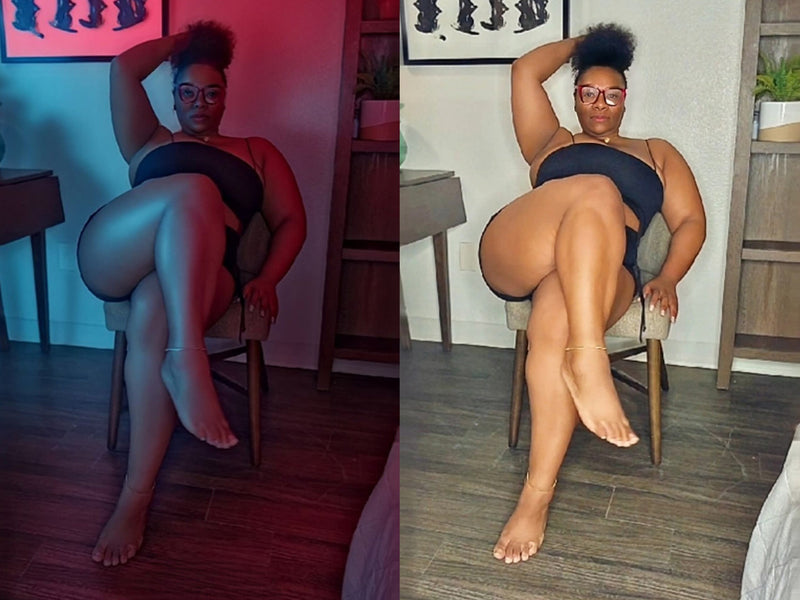 Before and After! Which One Do You Like? #DigitalArt #AiArt #CurvyAi #AiEditing #AiBeauty