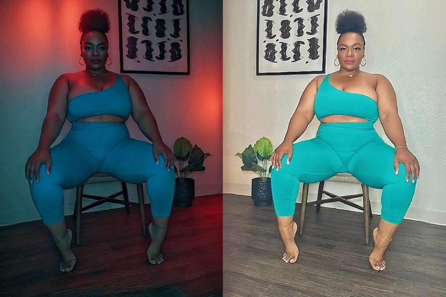 Before and After! Which One Do You Like? #DigitalArt #AiArt #CurvyAi #AiEditing #AiBeauty