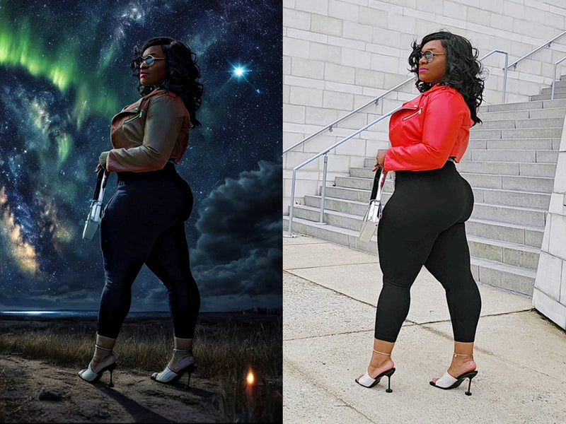 Before And After #ArtWork #AiArt #DigitalArt #AiBeauty #CurvyAi
