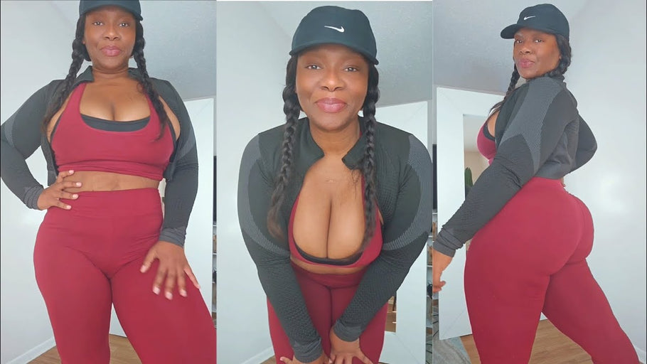 Sportswear Tryon #ootd #thickfit #40andfit #plussize #curvy