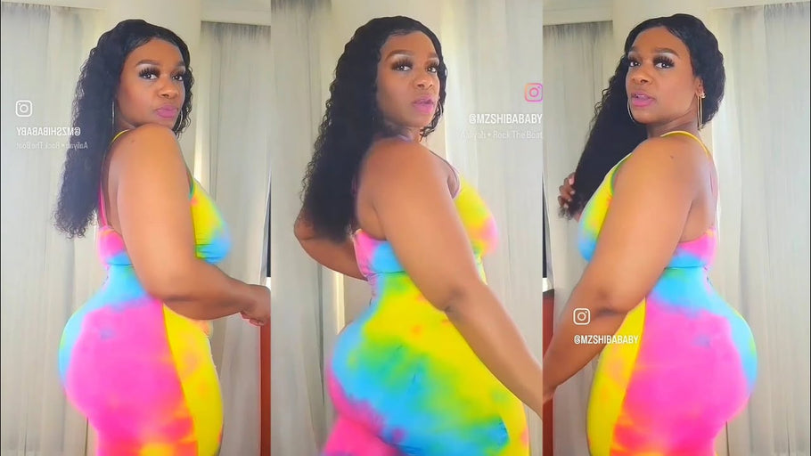 Cotton Candy Multi Color JumpSuit Tryon | Outfit Of The Day | Plus Size Curvy Women