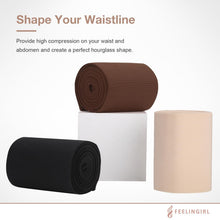Load image into Gallery viewer, FeelinGirl Waist Trainer for Women Trimmer Belt Waist Cincher Tummy Wrap Plus Size Snatch Bandage Body Shaper