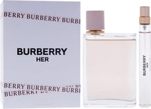 Load image into Gallery viewer, Burberry Her 2-Piece Gift Set for Women, 3.3 Oz EDP and 0.33 Oz EDP