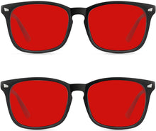 Load image into Gallery viewer, Blue Light Glasses for Woman Men, 99% Blocking Square Frame 5 Pairs | Anti Eyestrain &amp; UV Glare Protection, Computer Blue Light Blocking Glasses for Gaming TV Phone Screen