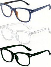 Load image into Gallery viewer, Blue Light Glasses for Woman Men, 99% Blocking Square Frame 5 Pairs | Anti Eyestrain &amp; UV Glare Protection, Computer Blue Light Blocking Glasses for Gaming TV Phone Screen