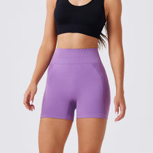 Load image into Gallery viewer, Evercute Women's Gym Shorts 3/4 Pack Seamless Scrunch Butt Lifting Workout Shorts 5" Tummy Control Ruched Booty Yoga Short
