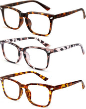 Load image into Gallery viewer, Blue Light Glasses for Woman Men, 99% Blocking Square Frame 5 Pairs | Anti Eyestrain &amp; UV Glare Protection, Computer Blue Light Blocking Glasses for Gaming TV Phone Screen