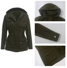 Load image into Gallery viewer, VisiChenup Casual Jacket for Women Fall Long Sleeves Utility Trendy Coat with Zipper Pocket