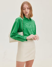 Load image into Gallery viewer, HOTOUCH Women Oversized Button Down Shirts Long Sleeve Blouses with Pocket | Lifgtweight Soft Drop Shoulder Tops, Boyfriend Causal Daily Office Outfits, Fashion Clothes