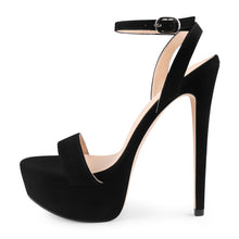 Load image into Gallery viewer, MERUMOTE Women's Platform Heels Sky High Heel Sandals Party Bridal Evening Shoes