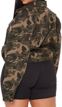 Load image into Gallery viewer, VisiChenup Casual Jacket for Women Fall Long Sleeves Utility Trendy Coat with Zipper Pocket