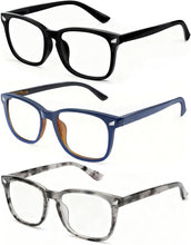 Load image into Gallery viewer, Blue Light Glasses for Woman Men, 99% Blocking Square Frame 5 Pairs | Anti Eyestrain &amp; UV Glare Protection, Computer Blue Light Blocking Glasses for Gaming TV Phone Screen