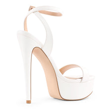 Load image into Gallery viewer, MERUMOTE Women's Platform Heels Sky High Heel Sandals Party Bridal Evening Shoes