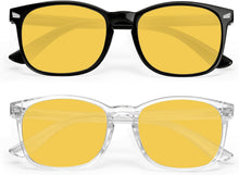 Load image into Gallery viewer, Blue Light Glasses for Woman Men, 99% Blocking Square Frame 5 Pairs | Anti Eyestrain &amp; UV Glare Protection, Computer Blue Light Blocking Glasses for Gaming TV Phone Screen