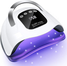 Load image into Gallery viewer, Wisdompark 320W UV LED Nail Lamp, Nail Dryer for Gel Polish with 72Pcs Lamp Beads and Automatic Sensor/4 Timer Setting Professional Nail Art Tools