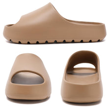 Load image into Gallery viewer, Jaeynow Cloud Slides for Women,Unisex EVA Soft Recovery Slides,Thick Sole Open Toe Mens Pillow Slides Shower Shoes Outdoor&amp;Indoor House Slippers