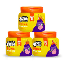 Load image into Gallery viewer, Moco de Gorila Punk Hair Styling Gel, Gives Your Hairstyle a Long-Lasting Effect, Reactivate with Water, High Fixation, 9.52 Oz Jars (Pack of 3)