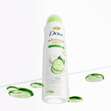 Load image into Gallery viewer, Dove Advanced Care Antiperspirant Deodorant Spray Apple &amp; White Tea Antiperspirant deodorant to help skin barrier repair by boosting skin's ceramide levels 72-hour odor and sweat protection 3.8 oz