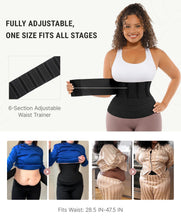 Load image into Gallery viewer, FeelinGirl Waist Trainer for Women Trimmer Belt Waist Cincher Tummy Wrap Plus Size Snatch Bandage Body Shaper