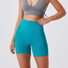 Load image into Gallery viewer, Evercute Women's Gym Shorts 3/4 Pack Seamless Scrunch Butt Lifting Workout Shorts 5" Tummy Control Ruched Booty Yoga Short
