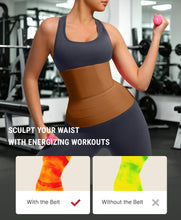 Load image into Gallery viewer, FeelinGirl Waist Trainer for Women Trimmer Belt Waist Cincher Tummy Wrap Plus Size Snatch Bandage Body Shaper