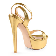 Load image into Gallery viewer, MERUMOTE Women's Platform Heels Sky High Heel Sandals Party Bridal Evening Shoes
