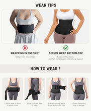 Load image into Gallery viewer, FeelinGirl Waist Trainer for Women Trimmer Belt Waist Cincher Tummy Wrap Plus Size Snatch Bandage Body Shaper