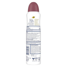 Load image into Gallery viewer, Dove Advanced Care Antiperspirant Deodorant Spray Apple &amp; White Tea Antiperspirant deodorant to help skin barrier repair by boosting skin's ceramide levels 72-hour odor and sweat protection 3.8 oz