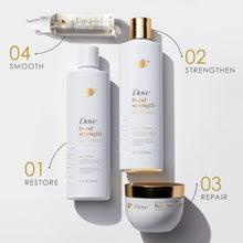 Load image into Gallery viewer, Dove Serum Bond Strength for Chemically Damaged Hair with Bio-Protein Care Technology and Peptide Complex 3.3 Fl Oz