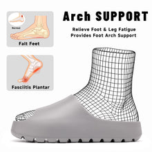Load image into Gallery viewer, Jaeynow Cloud Slides for Women,Unisex EVA Soft Recovery Slides,Thick Sole Open Toe Mens Pillow Slides Shower Shoes Outdoor&amp;Indoor House Slippers