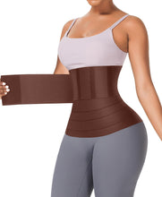 Load image into Gallery viewer, FeelinGirl Waist Trainer for Women Trimmer Belt Waist Cincher Tummy Wrap Plus Size Snatch Bandage Body Shaper