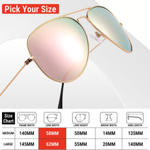 Load image into Gallery viewer, Pro Acme Aviator Sunglasses for Men Women Classic Polarized UV400 Protection