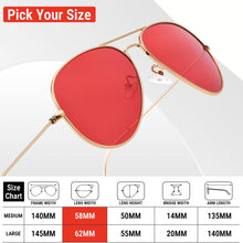 Load image into Gallery viewer, Pro Acme Aviator Sunglasses for Men Women Classic Polarized UV400 Protection