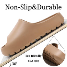 Load image into Gallery viewer, Jaeynow Cloud Slides for Women,Unisex EVA Soft Recovery Slides,Thick Sole Open Toe Mens Pillow Slides Shower Shoes Outdoor&amp;Indoor House Slippers