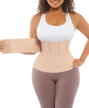 Load image into Gallery viewer, FeelinGirl Waist Trainer for Women Trimmer Belt Waist Cincher Tummy Wrap Plus Size Snatch Bandage Body Shaper