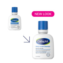 Load image into Gallery viewer, Cetaphil Daily Facial Cleanser Sensitive &amp; Oily Skin, 20 oz | Gentle foaming face wash, soap-free, hypoallergenic, combination to oily skin, dermatologist recommended, daily skincare