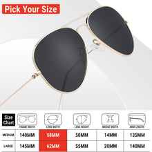 Load image into Gallery viewer, Pro Acme Aviator Sunglasses for Men Women Classic Polarized UV400 Protection