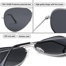 Load image into Gallery viewer, Pro Acme Aviator Sunglasses for Men Women Classic Polarized UV400 Protection